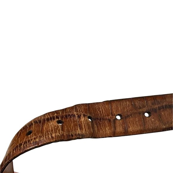 Martin Dingman Italian Leather Belt Lot of 2 Size 36 Business Career Office Wear - Picture 4 of 15